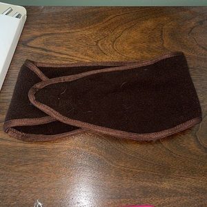 Brown headband with Velcro